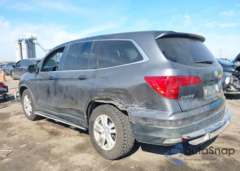 2017 Honda Pilot Lx from USA, damaged, VIN 5FNYF6H14HB093412